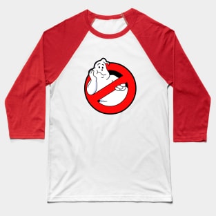 And Now Back To The Real Ghostbusters Logo Bored Baseball T-Shirt